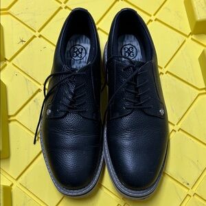 G/FORE Black Leather Men's Golf Shoes